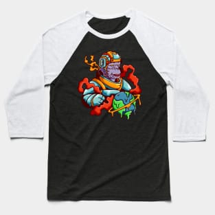 the astronaut monkey Baseball T-Shirt